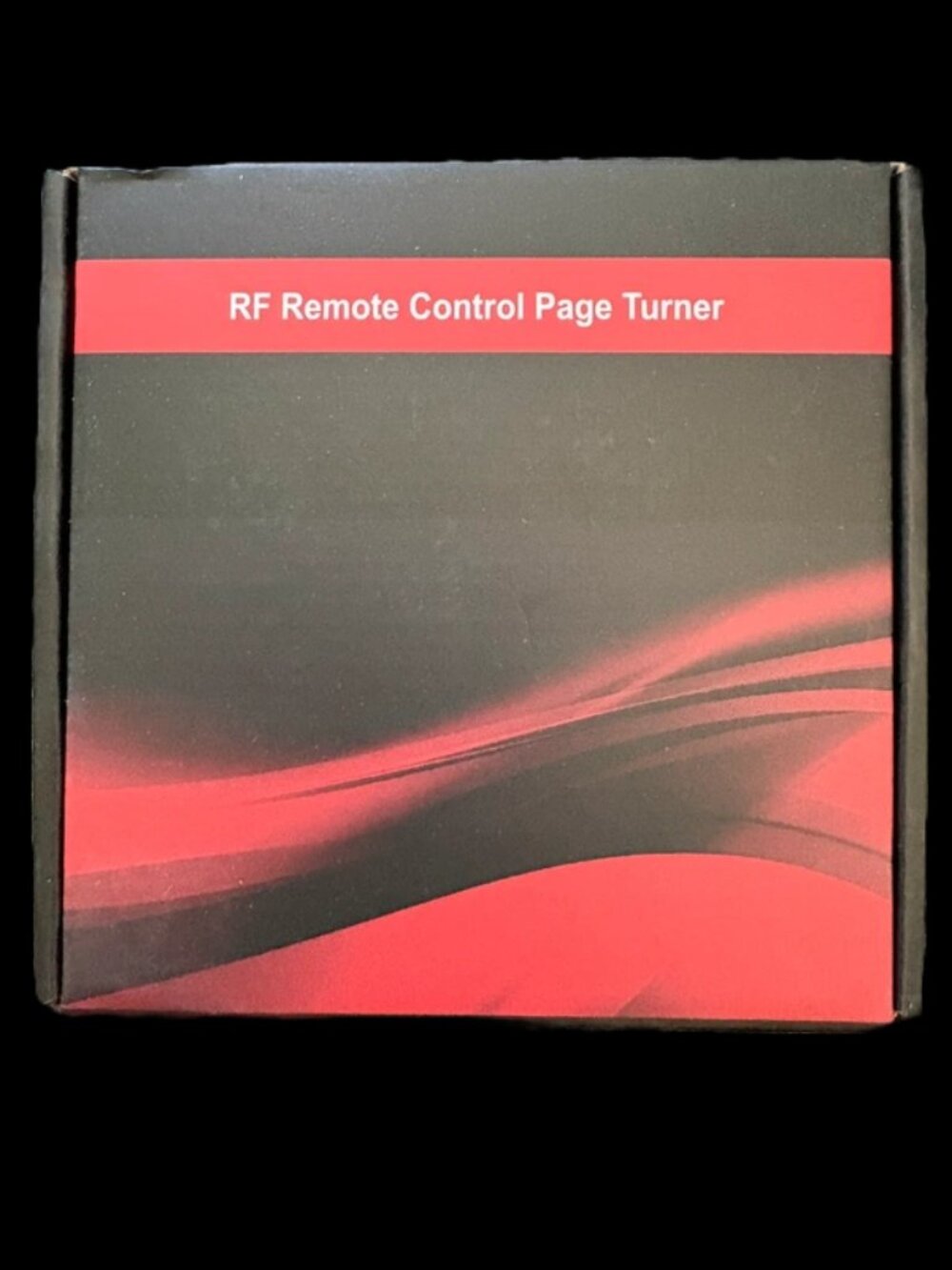 RF Remote Page Turner with USB Cables - Black